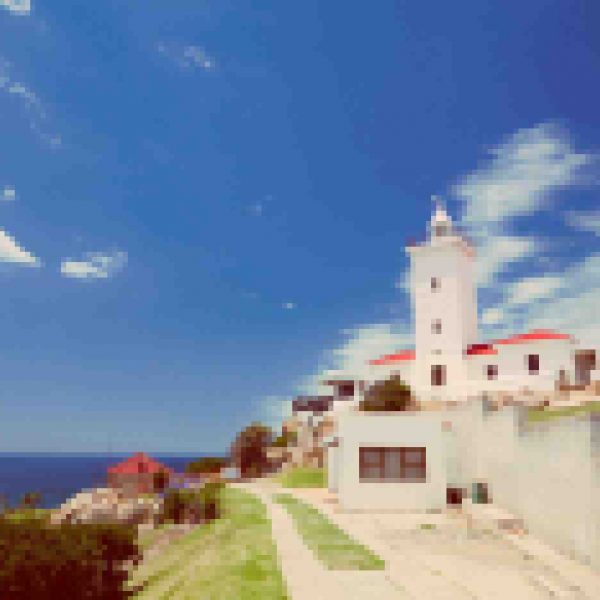 beautiful lighthouse in Mossel bay, South Africa